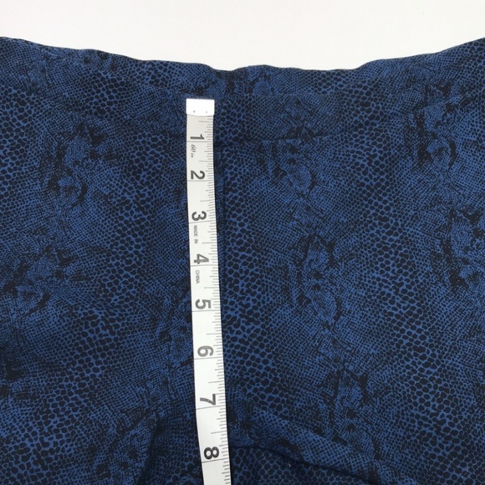 JOIE Keena Snake Skin Print Blue & Black Legging Sz M - Picture 10 of 11